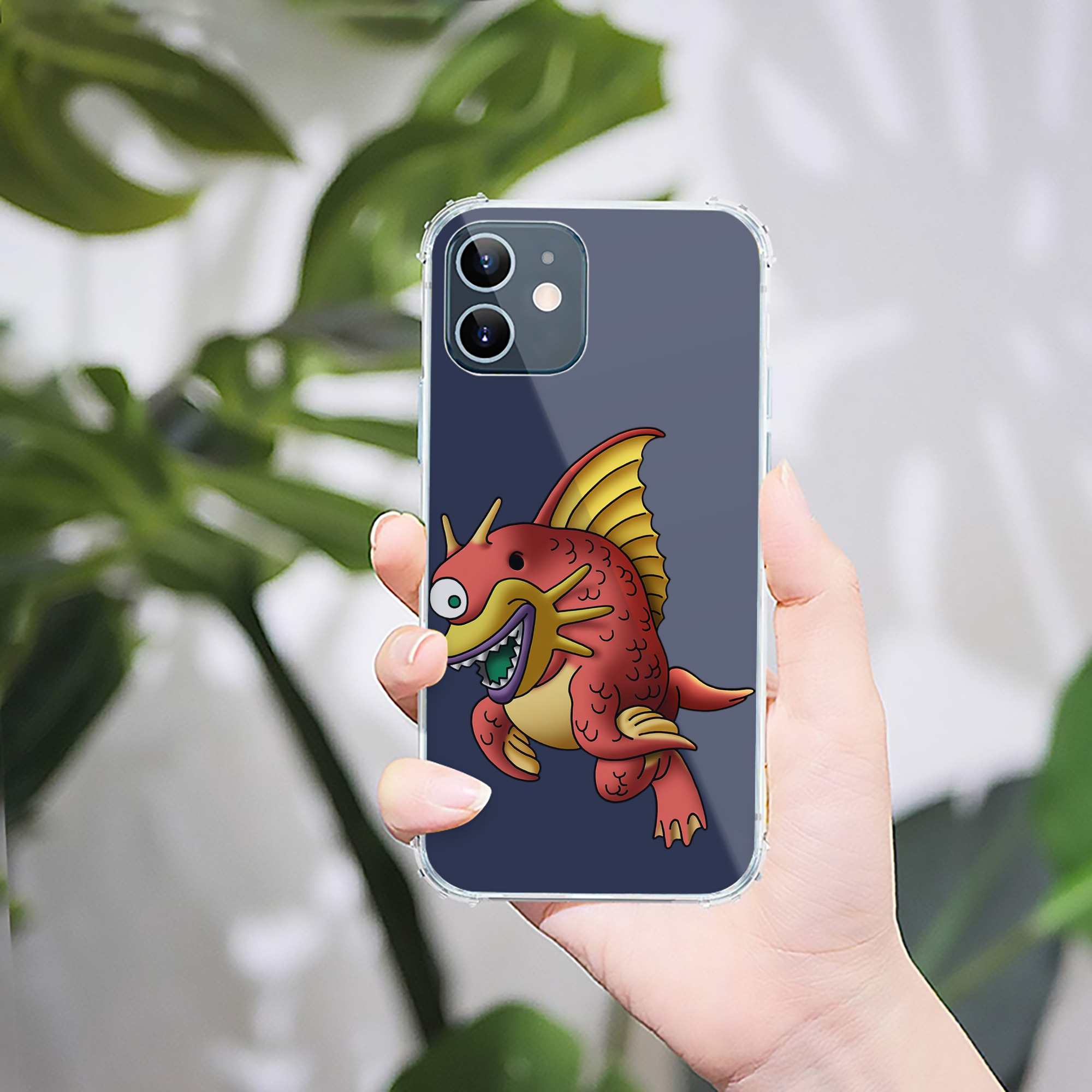 （画像用） ドラゴンクエスト Doragon Kuesuto Dragon Quest 【iPhone 12シリーズ対応】透明スマホケース（クリアソフトケース）
